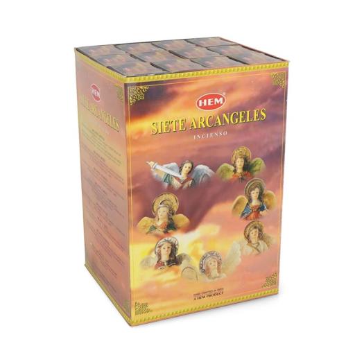 Pack Incienso 7 Arcángeles Hem 12 x 7 estuches