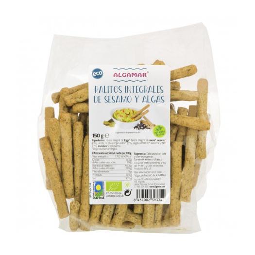 Palitos Integrales de Sésamo y Algas Algamar Bio 100g