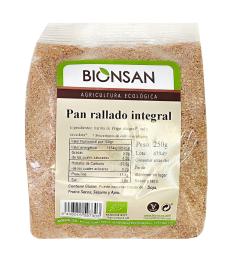 Pan Rallado Integral Bionsan Bio 250g