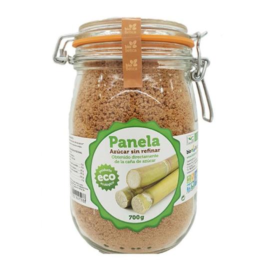 Panela Integral de Caña de Azúcar en Bote de Cristal BioBética Bio 700g