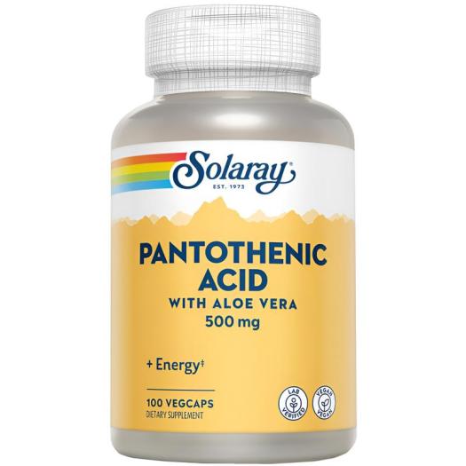 Pantothenic Acid Solaray 100 VegCaps