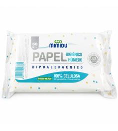 Papel Higiénico Húmedo Biodegradable Ecomimidú Bio 60 ud