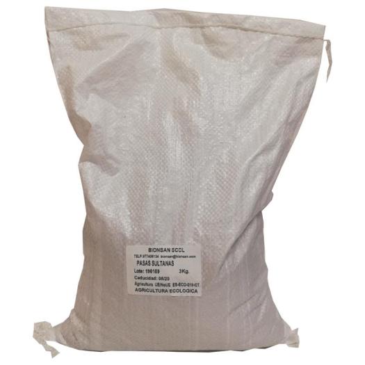 Pasas Sultanas Granel Bionsan Bio 3 Kg