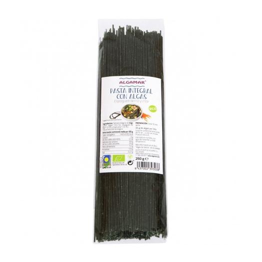 Pasta Integral con Algas Espagueti Tierra y Mar Algamar Bio 250g