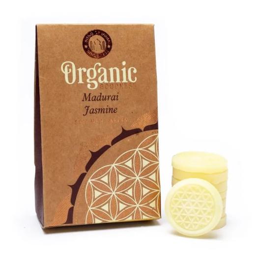 Pastillas de Cera de Soja Perfumada Jazmín Organic Goodness 40g