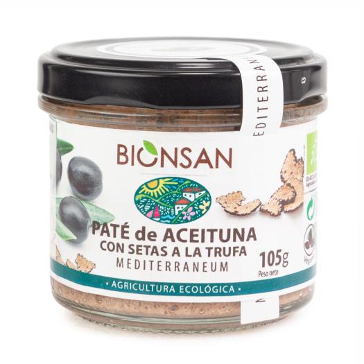 Paté de Aceitunas con Setas a la Trufa Bionsan Bio 105g