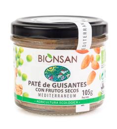 Paté de Guisantes con Frutos Secos Bionsan Bio 105g
