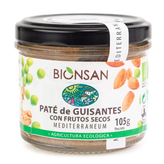 Paté de Guisantes con Frutos Secos Bionsan Bio 105g