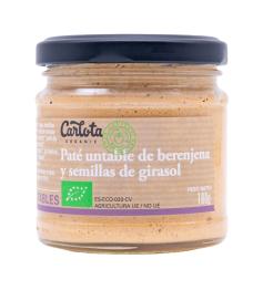 Paté Untable de Berenjena y Semillas de Girasol Carlota Bio 180g