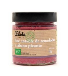 Paté Untable de Remolacha y Rábano Picante Carlota Bio 180g