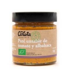 Paté Untable de Tomate y Albahaca Carlota Bio 180g