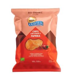 Patatas Fritas en Aceite de Girasol Paprika Añavieja Bio 100g