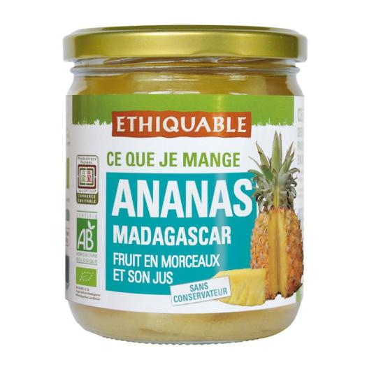 Piña en Bote de Cristal Ethiquable Bio 420g