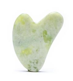 Piedra de Masaje Gua Sha de Jade 8cm