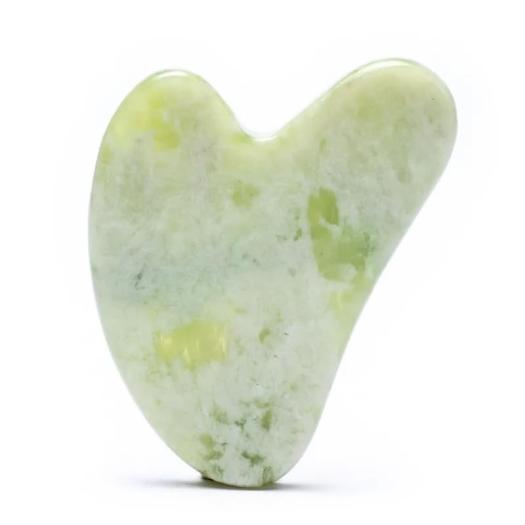 Piedra de Masaje Gua Sha de Jade 8cm