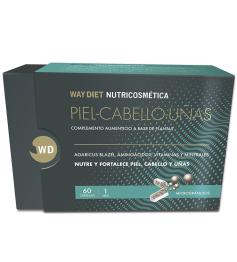 Piel Cabello y Uñas Nutricosmética Waydiet 60 Cápsulas