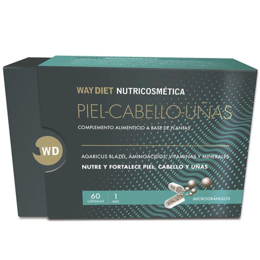 Piel Cabello y Uñas Nutricosmética Waydiet 60 Cápsulas