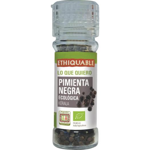 Pimienta Negra Kerala Molinillo Ethiquable Bio 55 g