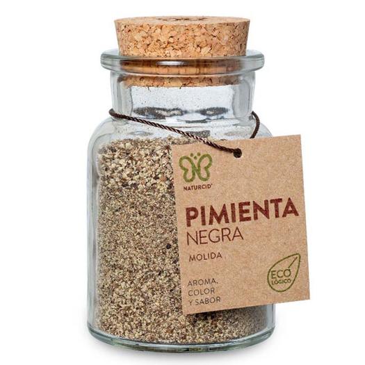 Pimienta Negra Molida Gourmet Naturcid Bio 75g