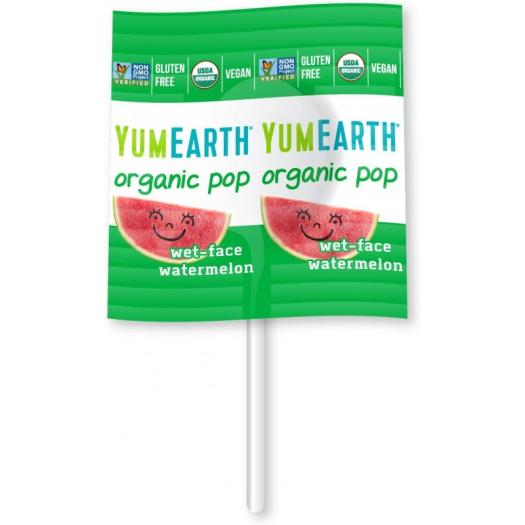Piruletas Veganas Sabor a Frutas Fruit Pops Bio YumEarth 14ud