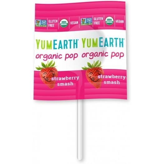 Piruletas Veganas Sabor a Frutas Fruit Pops Bio YumEarth 40ud