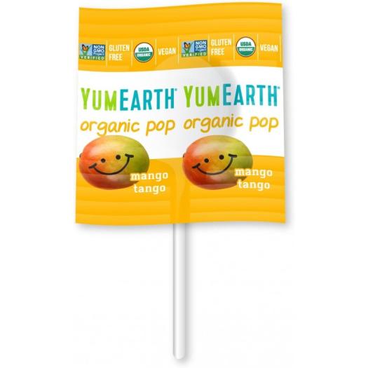 Piruletas Veganas Sabor a Frutas Fruit Pops Bio YumEarth 40ud