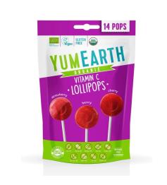 Piruletas Veganas Vitamina C Bio YumEarth 14ud