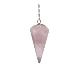 Péndulo de Cuarzo Rosa