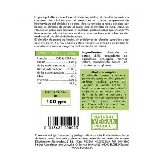 Polvo de Hornear Premium 100g