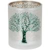 Portavelas Esmerilado Árbol de la Vida 7,3 x 8 cm
