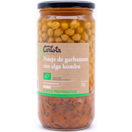 Potaje de Garbanzos con Alga Kombu Bio 720g