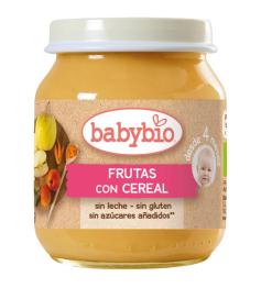 Potito de Frutas con Cereales Babybio 130g