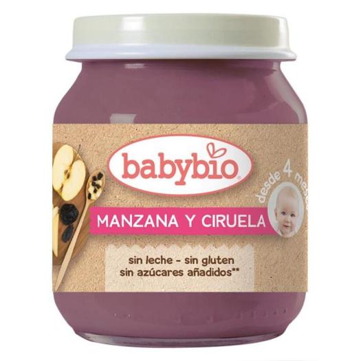 Potito de Manzana y Ciruela Babybio 130g