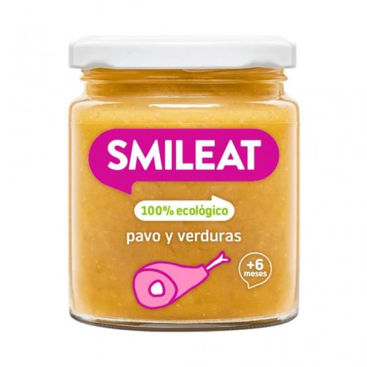 Potito de Pavo con Verduras Smileat Bio 230g
