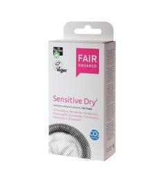 Preservativos Sensitive Dry Látex Natural Fair Squared 10 ud