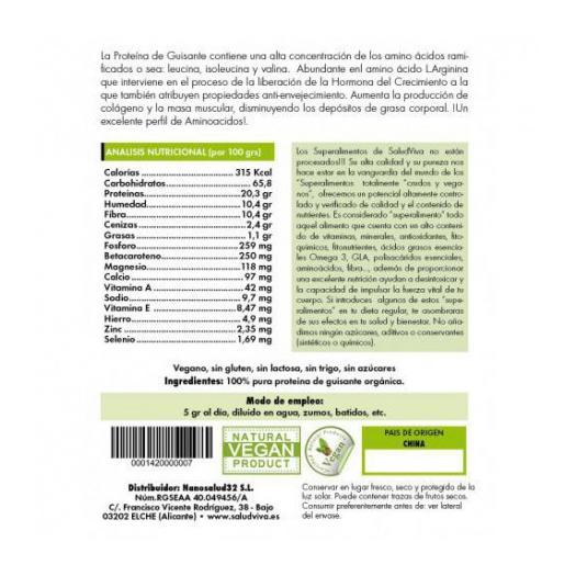 Proteína de Guisante 80% 250g