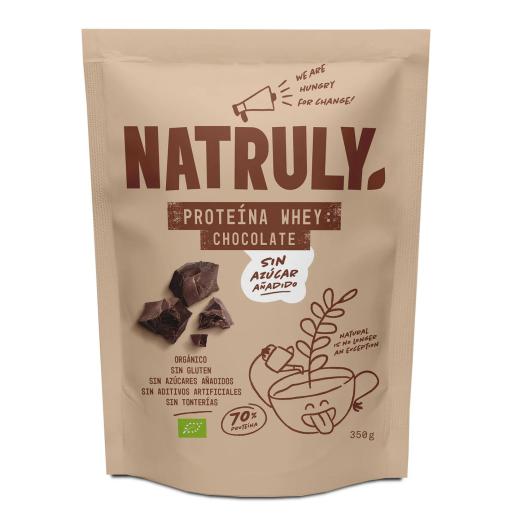 Proteína Whey Suero de Leche Chocolate Natruly Bio 350g