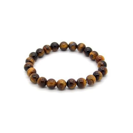 Pulsera de Ojo de Tigre Esferas 8mm