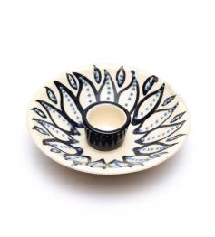 Quemador para Palo Santo Natural de Cerámica Blanco