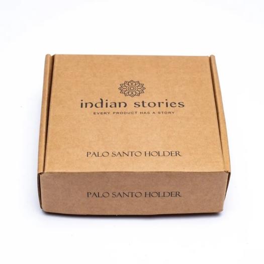 Quemador para Palo Santo Natural de Cerámica Marrón