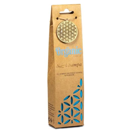 Quemador y Conos de Incienso Nag Champa Organic Goodness 72g