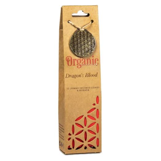 Quemador y Conos de Incienso Sangre de Dragón Organic Goodness 72g