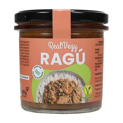 Ragú Vegano en Bote de Cristal Real Vegy 280g