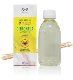 Recambio Mikado con Palos Citronela SYS 200ml