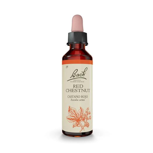 Red Chestnut Castaño Rojo 25 Flores de Bach Originales 20ml