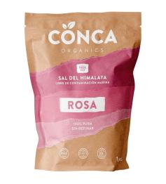 Sal Rosa del Himalaya Fina Sin Plástico Conca Organics 1Kg