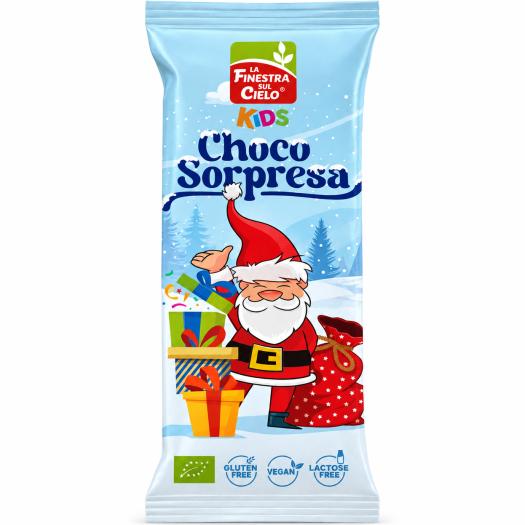 Santa Choco Sorpresa Vegan La Finestra Bio 20gr