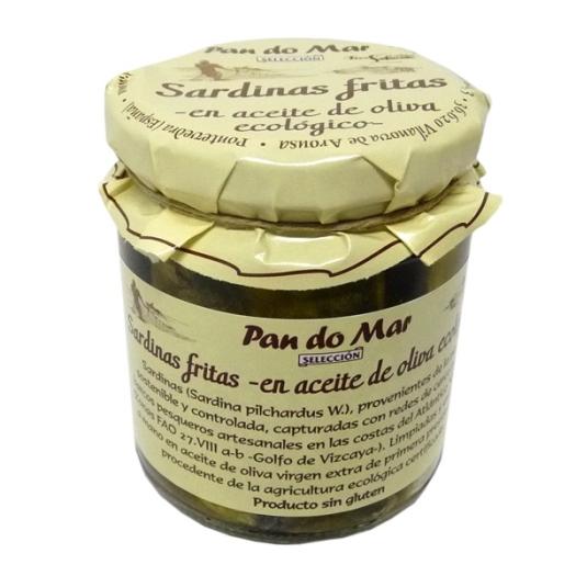 Sardinas Fritas en Aceite de Oliva Pan do Mar Bio 220g