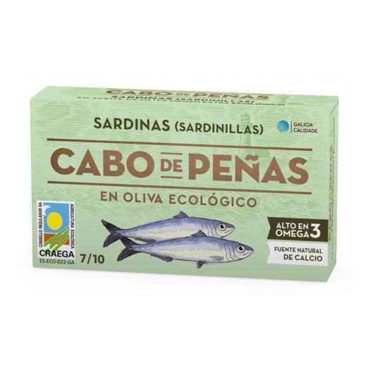 Sardinillas en Aceite de Oliva Cabo de Peñas Bio 85g