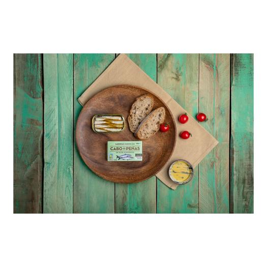 Sardinillas en Aceite de Oliva Cabo de Peñas Bio 85g